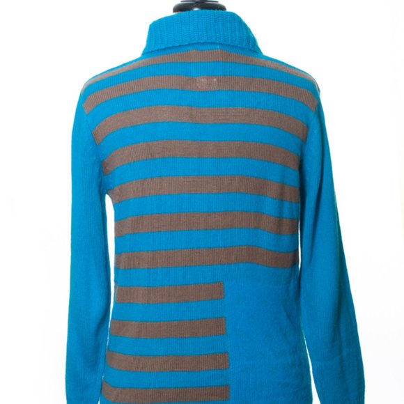 Visvim Teal Blue Cardigan Sweater XL - Picture 4 of 6